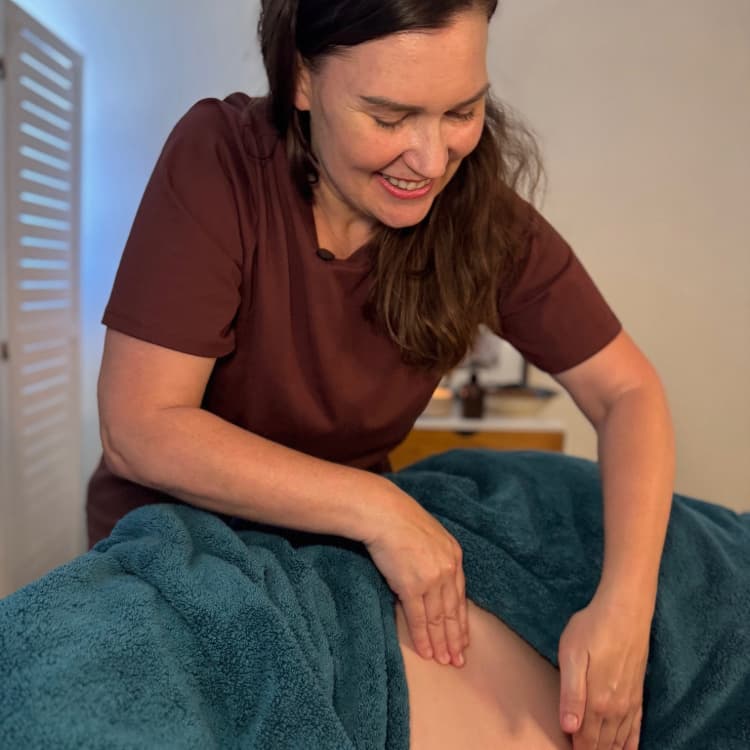Deep tissue bodywork treatment at Seabreeze Bodywork & Massage in Mermaid Waters